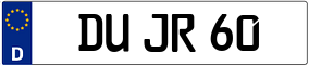 Truck License Plate